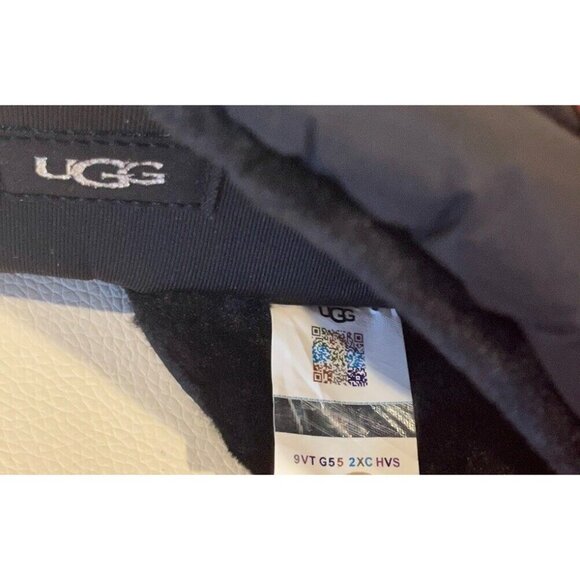 NEW UGG Spaceslider Tech Slide Platform Lug Sole Black Sandals Slippers - Picture 7 of 9